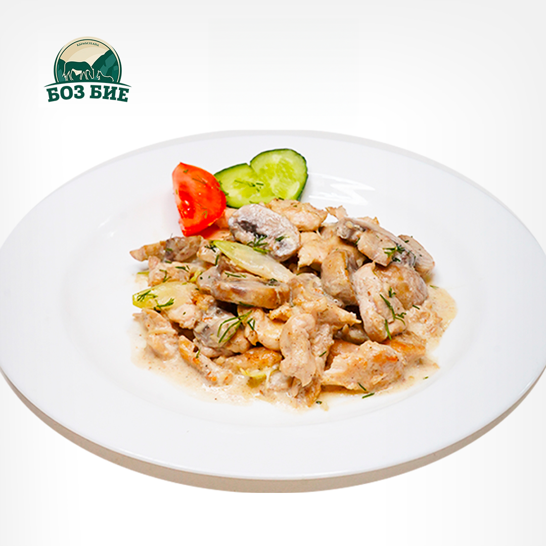 Курица с грибами