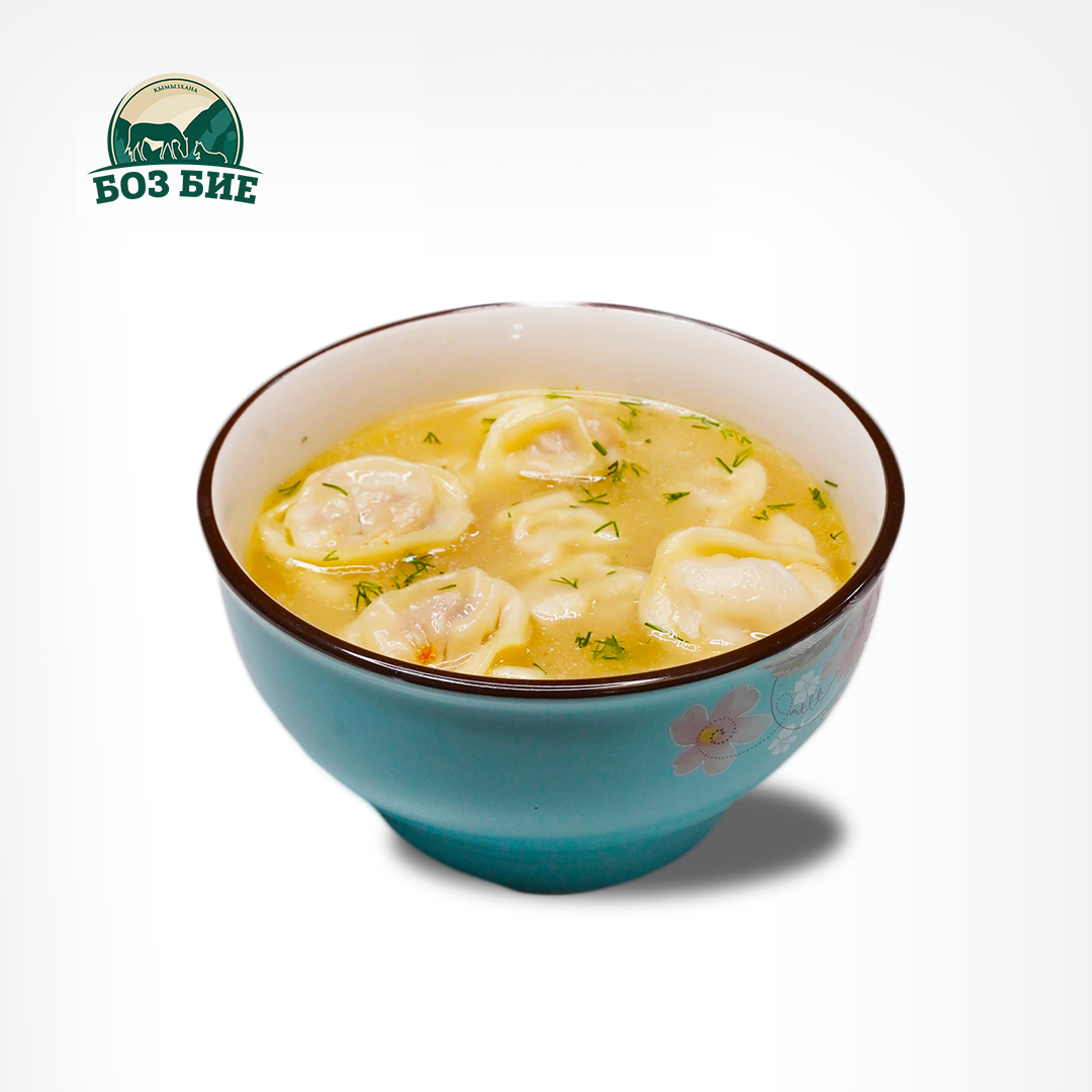 Пельмени (с бульоном)